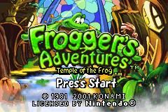 Frogger's Adventures: Temple of the Frog screenshot 3 for GameBoy Advance